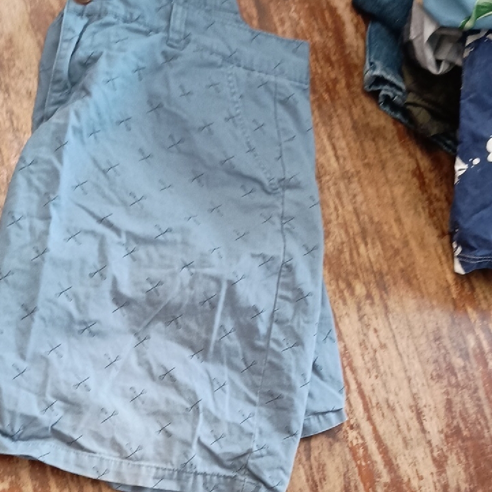 Men's Blue Patterned Pants - Picture 3 of 3